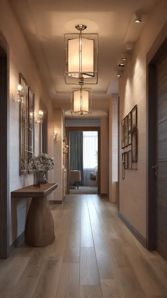 10 Hallway Decorating Ideas: You’ll Wish You Tried Earlier 2 10 Hallway Decorating Ideas: Statement Lighting