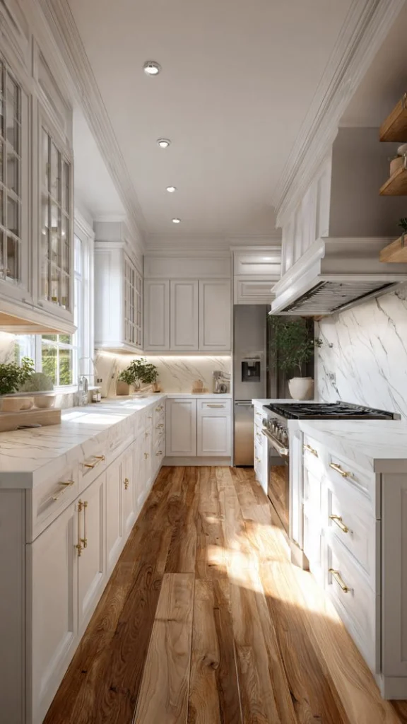 21+ Kitchen Cabinets Ideas: for Makeover, Colors, Organization & Color Combinations 2 21+ Kitchen Cabinets Ideas, Classic White Cabinet Makeover – Timeless & Clean