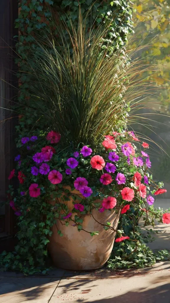 Top 19 Container Gardening Ideas: Transform Your Space with Style and Function 2 Top 19 Container Gardening Ideas: Thriller-Filler-Spiller Combinations