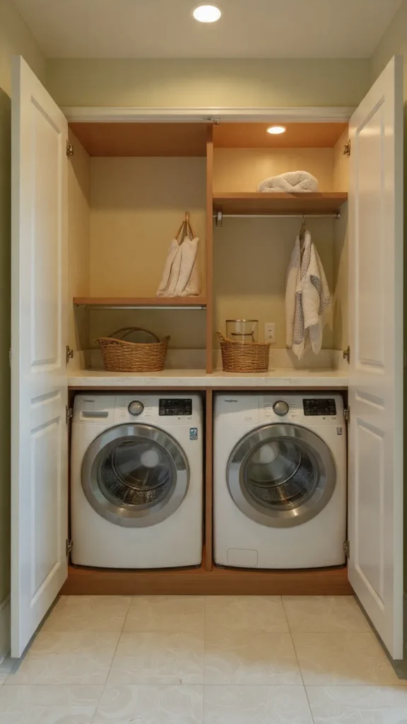 15 Laundry Room Ideas to Transform Your Space (Expert Interior Designer Guide) 11 Stackable Washer & Dryer for Small Spaces