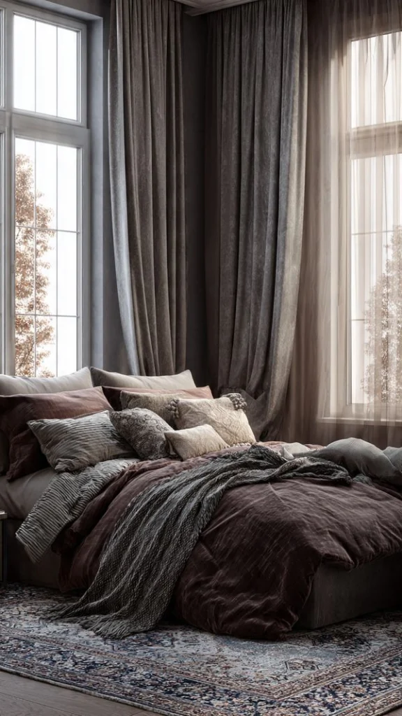 Top 15 Bedding Ideas: Transform Your Bedroom with Cozy & Stylish Designs 11 Coordinated Bedding and Curtains