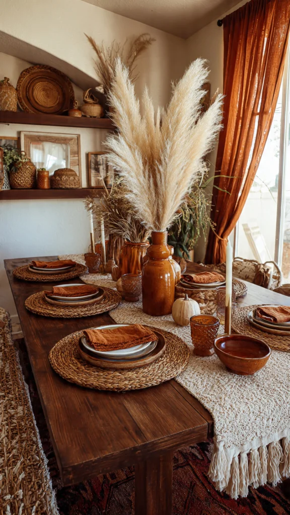 Dining Table Decor: 25+ Stylish Ideas to Transform Your Dining Space 11 Bohemian Dining Table Styling