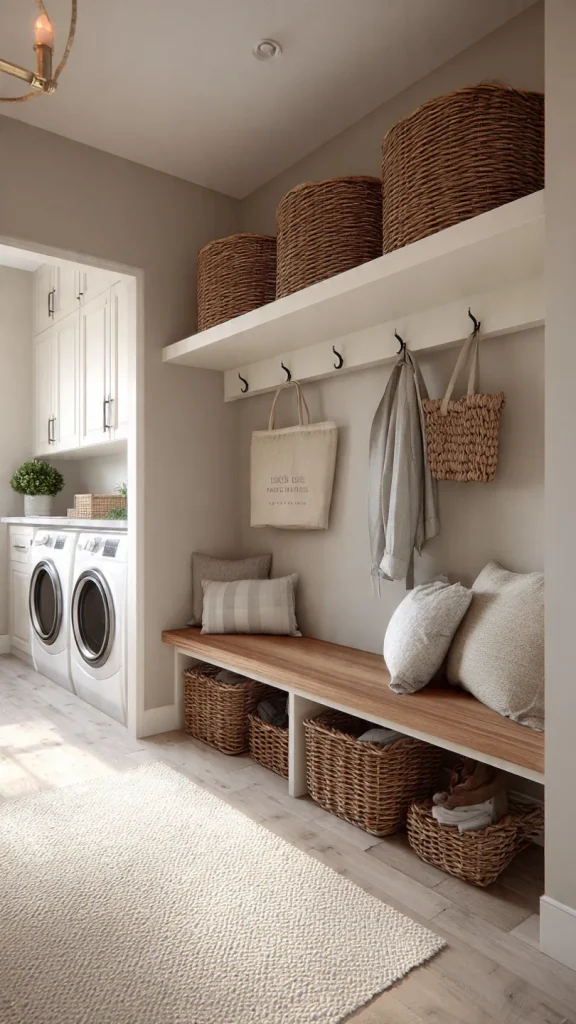15 Laundry Room Ideas to Transform Your Space (Expert Interior Designer Guide) 12 Laundry Drop Zone