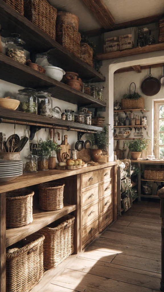 15 Farmhouse Kitchen Ideas: Stunning Designs, Colors & Makeover Tips 12 Rustic Storage Solutions