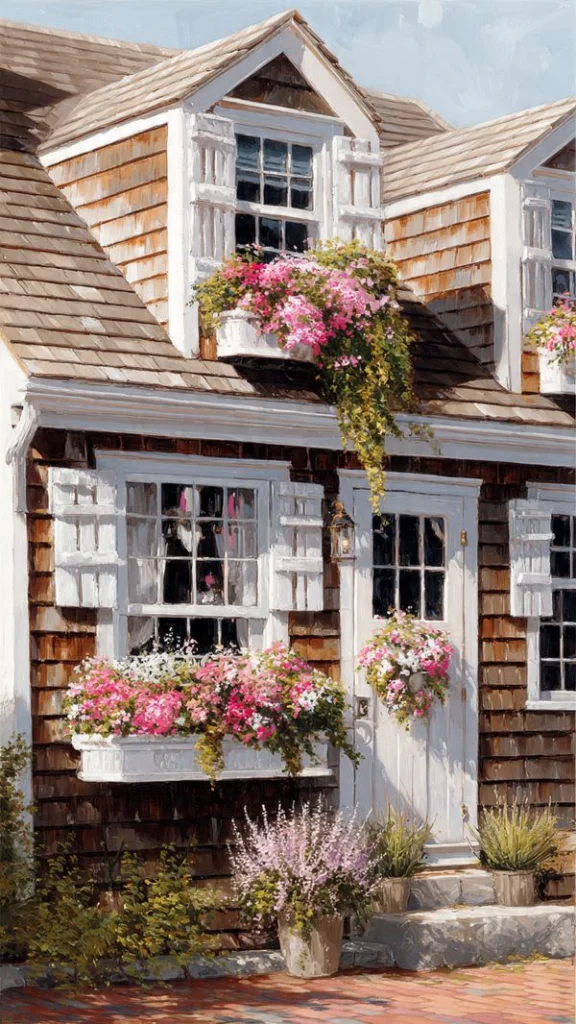 16 Cape Cod House Exterior: Timeless Designs, Colors & Curb Appeal Ideas 15 Window Boxes for Classic Cape Cod Look