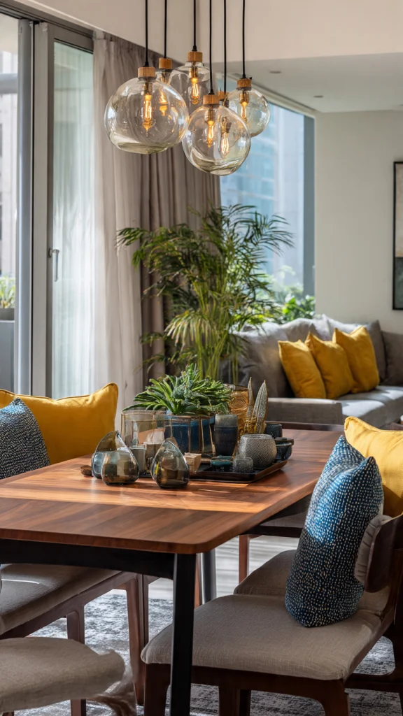 Dining Table Decor: 25+ Stylish Ideas to Transform Your Dining Space 15 Dining Table Decor for Living-Dining Combined Spaces