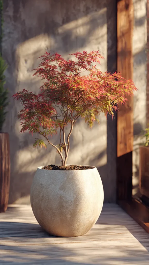 Top 19 Container Gardening Ideas: Transform Your Space with Style and Function 15 Mini Trees or Dwarf Shrubs