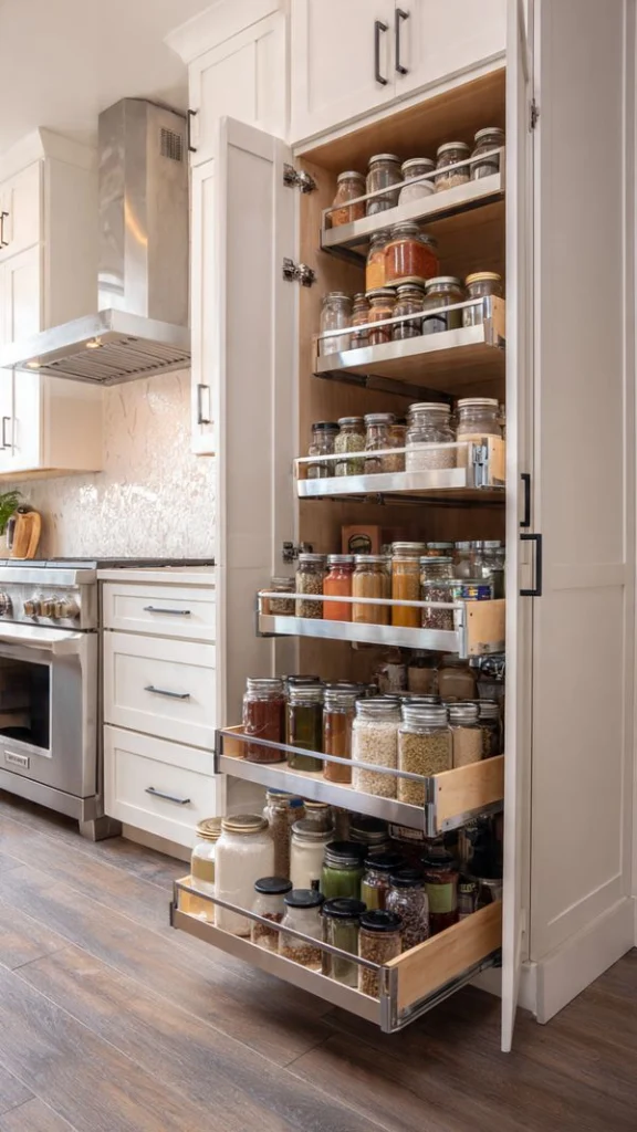 21+ Kitchen Cabinets Ideas: for Makeover, Colors, Organization & Color Combinations 16 15. Chalkboard Cabinet Doors – Fun & Practical