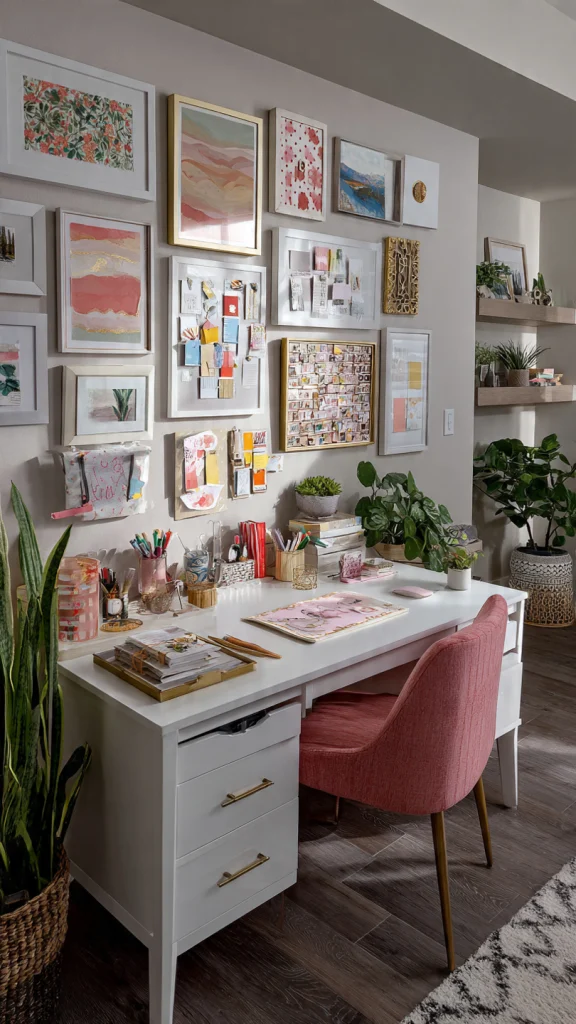 25+ Office Decor Ideas: Modern Office & Home Workspace Inspirations 17 Personalized Workspace Accessories