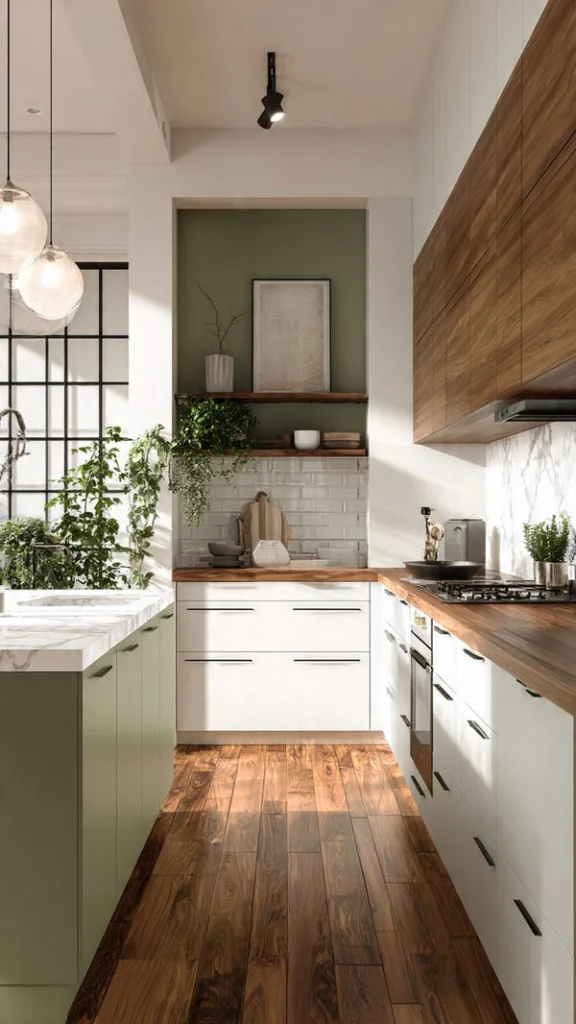21+ Kitchen Cabinets Ideas: for Makeover, Colors, Organization & Color Combinations 17 16. Under-Cabinet LED Lighting