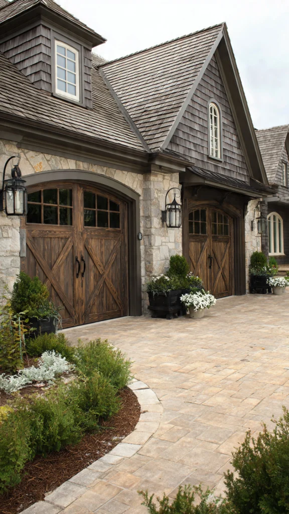 16 Cape Cod House Exterior: Timeless Designs, Colors & Curb Appeal Ideas 17 Carriage-Style Garage Doors