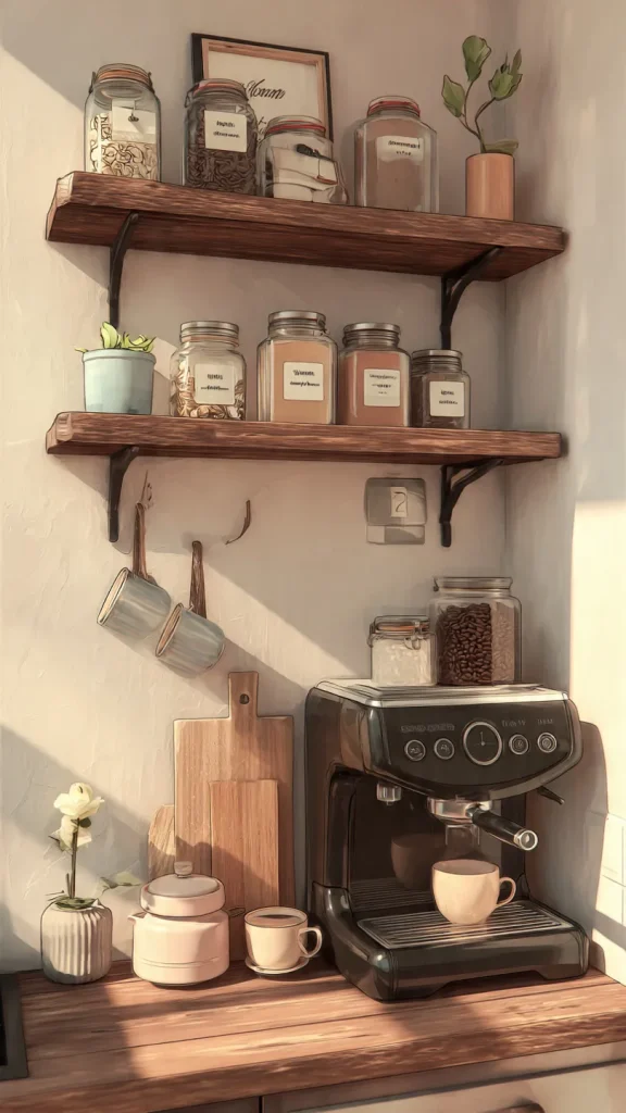 Top 18 Kitchen Remodel Ideas (Modern & Budget-Friendly) 18 Built-In Coffee or Beverage Station