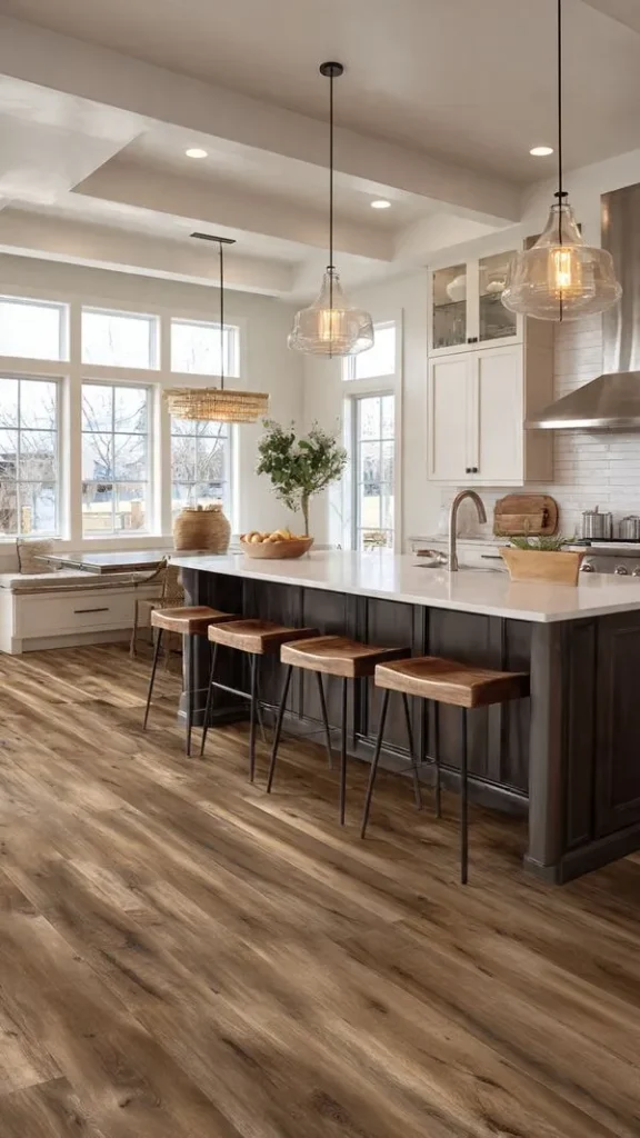 Top 18 Kitchen Remodel Ideas (Modern & Budget-Friendly) 19 Wood-Look or Vinyl Flooring