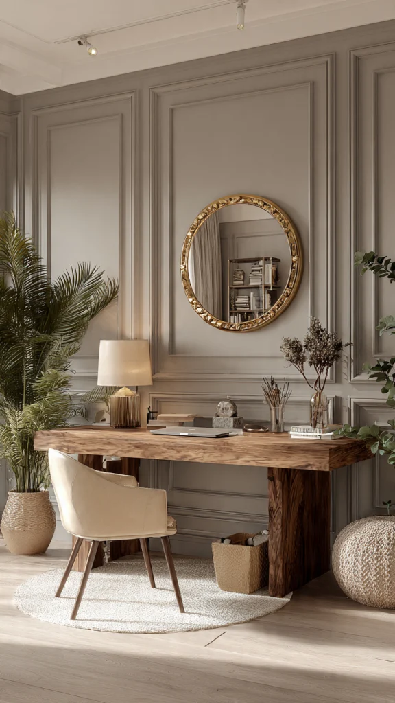 25+ Office Decor Ideas: Modern Office & Home Workspace Inspirations 19 Creative Use of Mirrors
