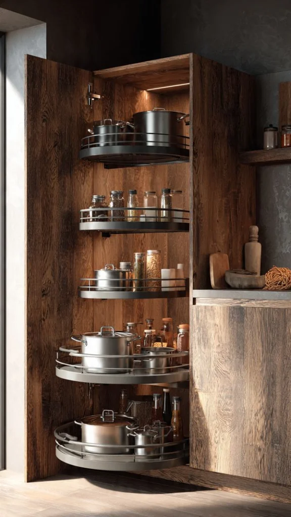 21+ Kitchen Cabinets Ideas: for Makeover, Colors, Organization & Color Combinations 20 19. Smart Hidden Appliance Cabinets