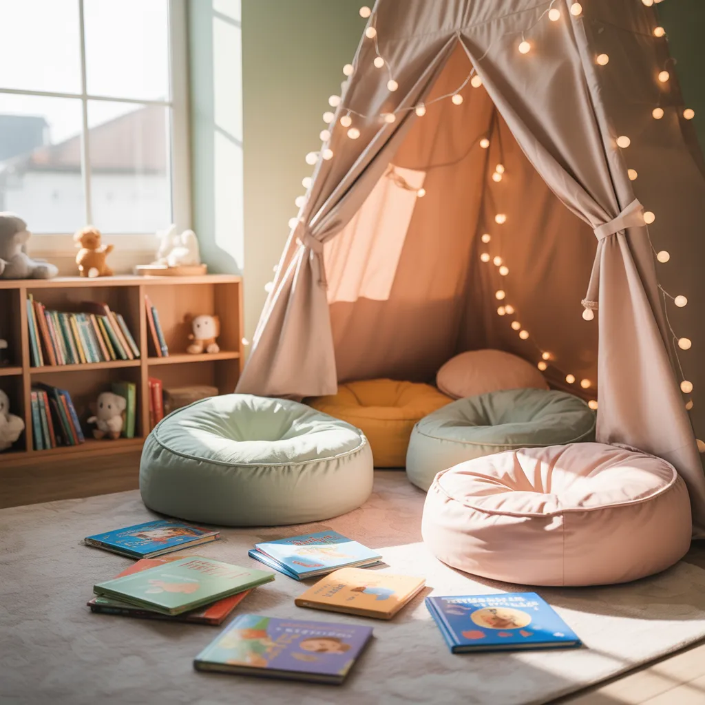 15 Kids Bedroom Ideas: to Make Their Room Creative, Cozy, and Fun 2 15 Kids Bedroom Ideas: Cozy Reading & Learning Corner
