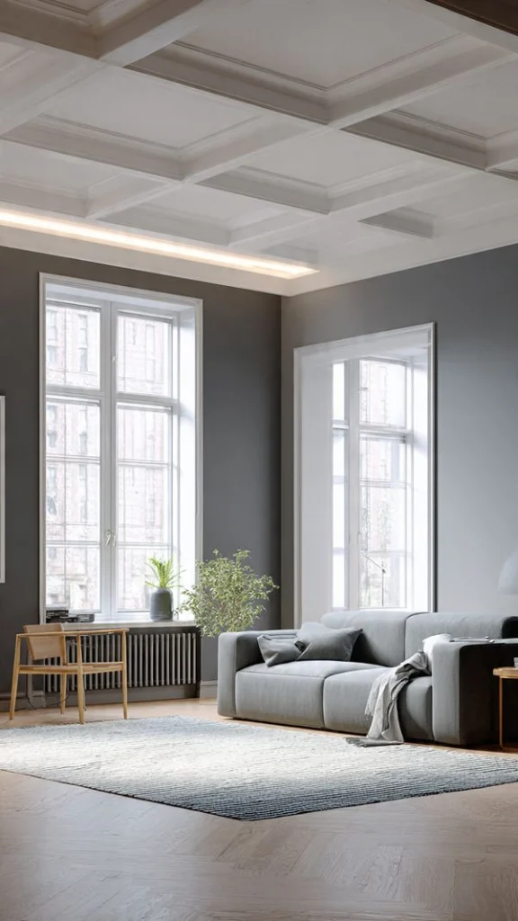Top 10 Coffered Ceiling Ideas: Modern Designs for Living Room, Kitchen & Bedroom 3 Modern Minimal Coffered Ceiling (Trending)