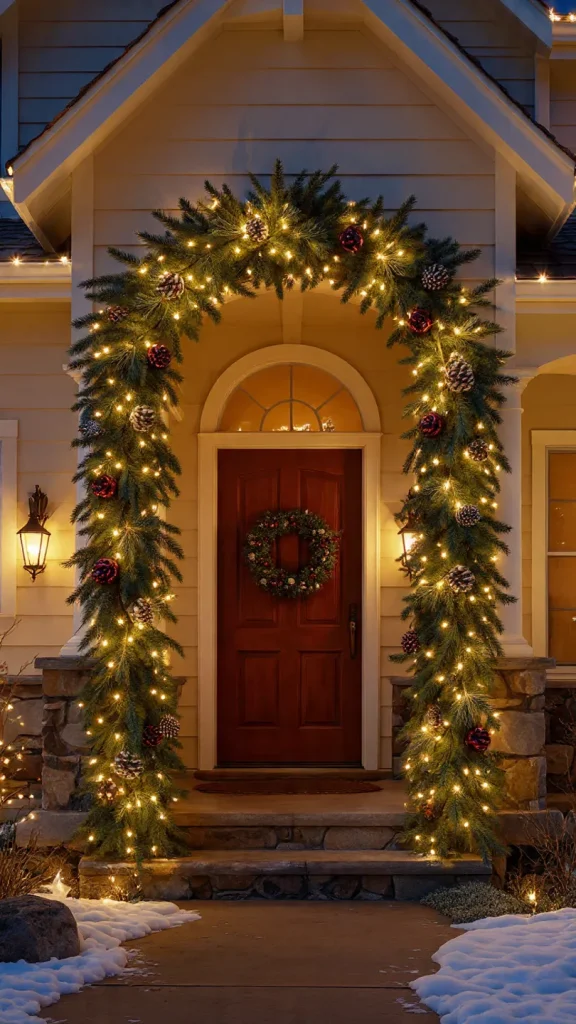 13 Christmas Outdoor Decor Ideas: Expert Guide to Transform Your Home Exterior 3 13 christmas outdoor decor ideas : Create a Statement Entry