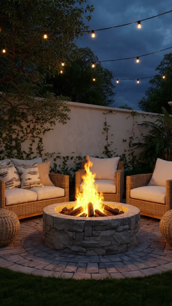 15 Outdoor Decor Backyard Ideas to Transform Your Space in 2026 3 15 Outdoor Decor Backyard Ideas: Add a Fire Pit or Fireplace