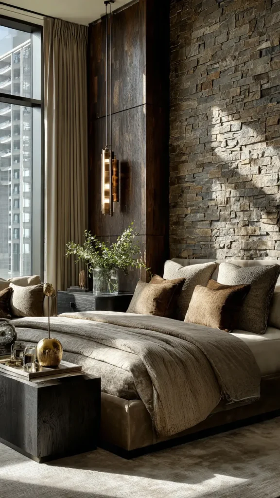 Accent Wall Ideas: Stunning Accent Wall Bedroom & Accent Wall in Living Room Designs 20 20. Accent Wall with Floating TV Console