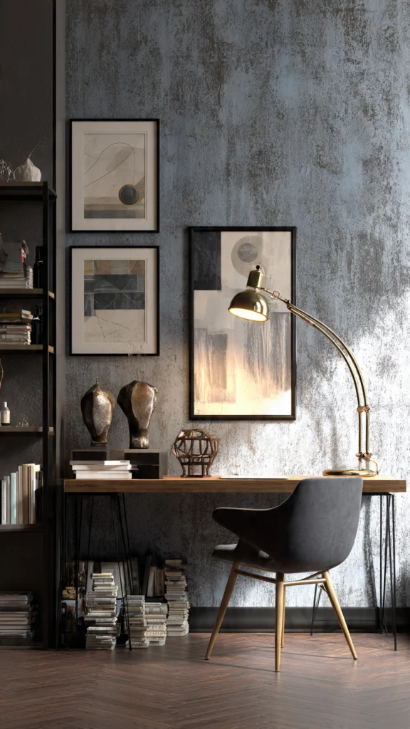 25+ Office Decor Ideas: Modern Office & Home Workspace Inspirations 27 Incorporating Artwork and Sculptures