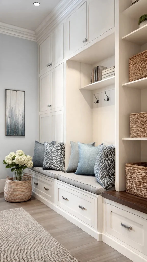 12 Mudroom Ideas Entryway: Stylish, Functional & Space-Saving Designs for Your Home 4 Mudroom Bench with Hidden Storage
