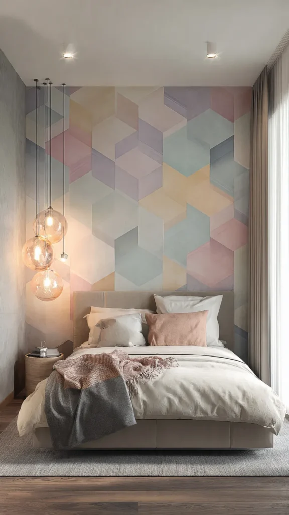 Accent Wall Ideas: Stunning Accent Wall Bedroom & Accent Wall in Living Room Designs 3 Wallpaper Accent Walls