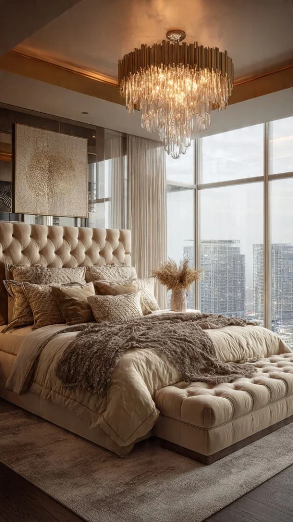 Top 12 Bedroom Inspirations Ideas for a Cozy & Modern Makeover 4 3. Luxury Hotel-Style Bedroom Inspirations Ideas