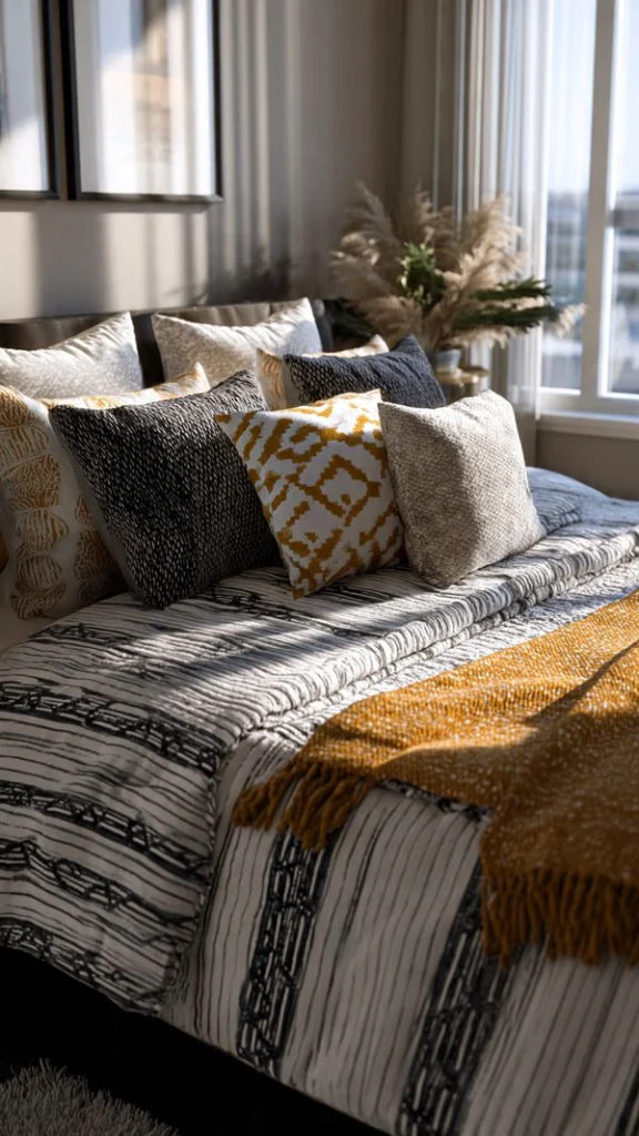 Top 15 Bedding Ideas: Transform Your Bedroom with Cozy & Stylish Designs 4 Bedding ideas, Bold Patterns and Prints