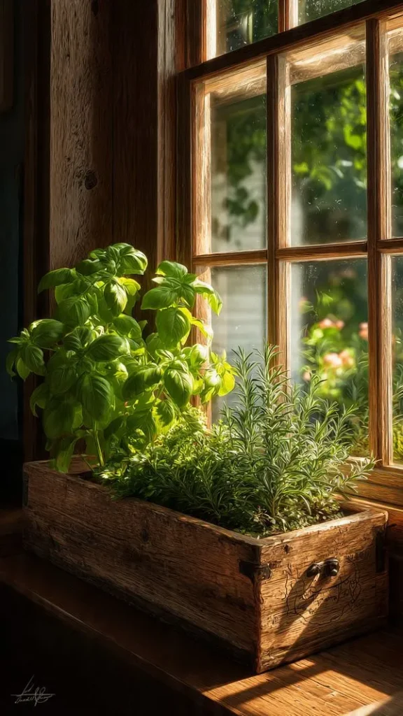 Top 19 Container Gardening Ideas: Transform Your Space with Style and Function 4 Window Box Herb Gardens
