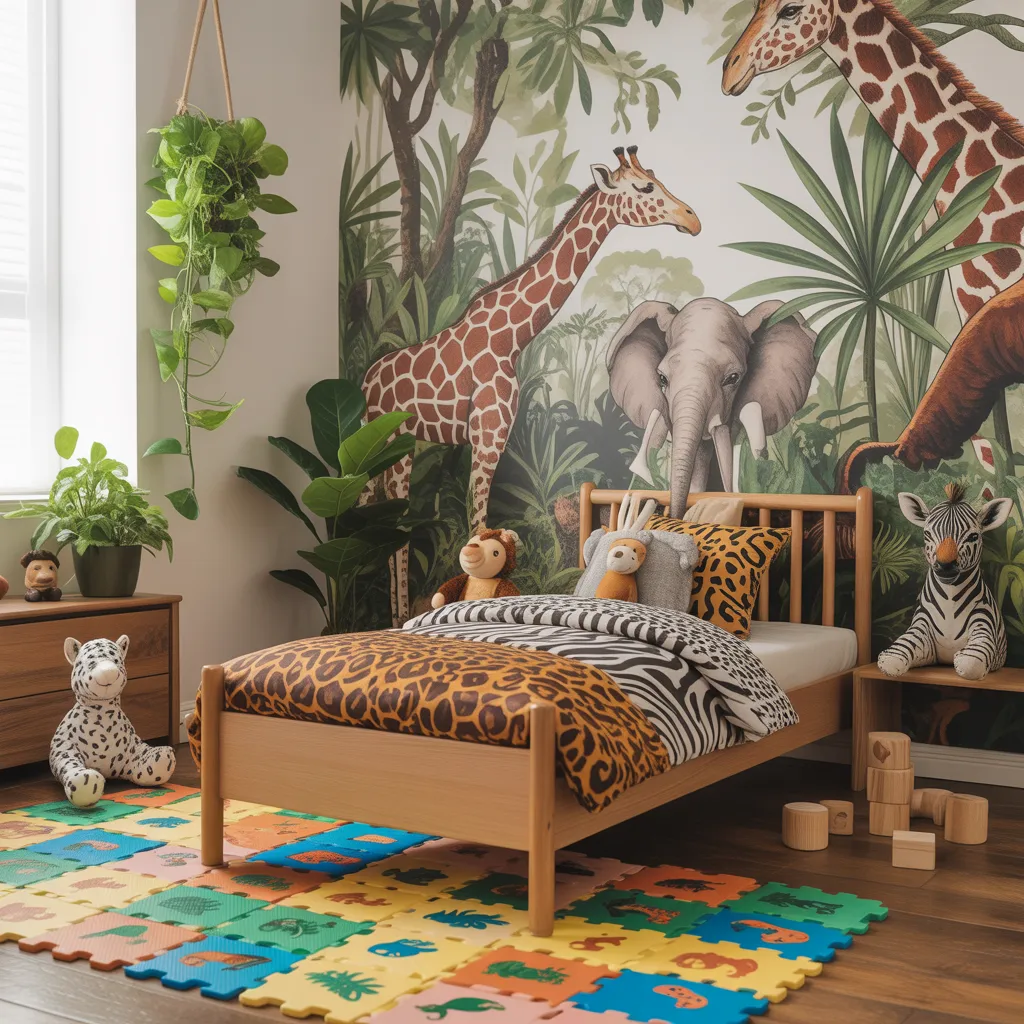 15 Kids Bedroom Ideas: to Make Their Room Creative, Cozy, and Fun 4 4. Transform Walls with Murals, Paintings, or Wallpapers
