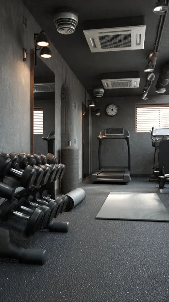 Top 10 Basement Ideas to Transform Your Space into Function, Style & Comfort 5 Basement Gym & Fitness Studio