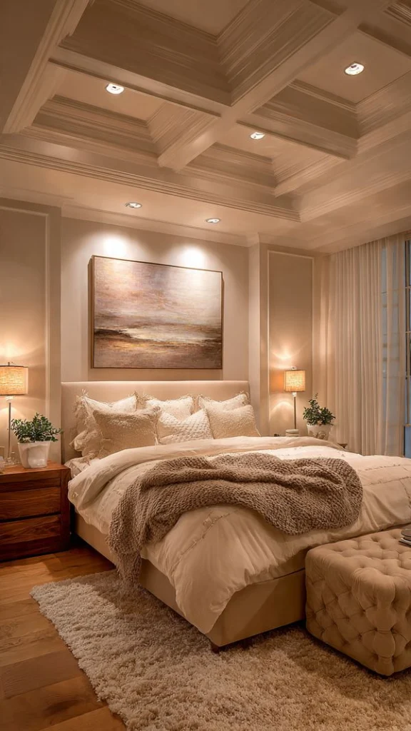 Top 10 Coffered Ceiling Ideas: Modern Designs for Living Room, Kitchen & Bedroom 5 Coffered Ceiling in Living Room (Luxury Style)