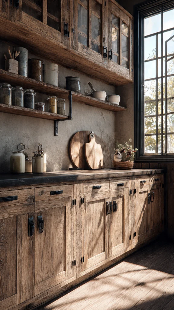 10 Rustic Kitchen Ideas: Warm, Cozy & Stylish Designs for Every Home 5 Rustic Kitchen Cabinets with Distressed Finishes