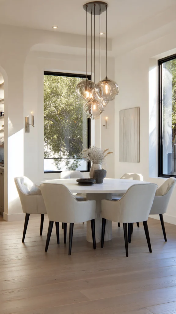 Top 10 Round Dining Table: Modern, Wooden & Stylish Dining Table Ideas 6 Modern Minimalist Round Dining Table