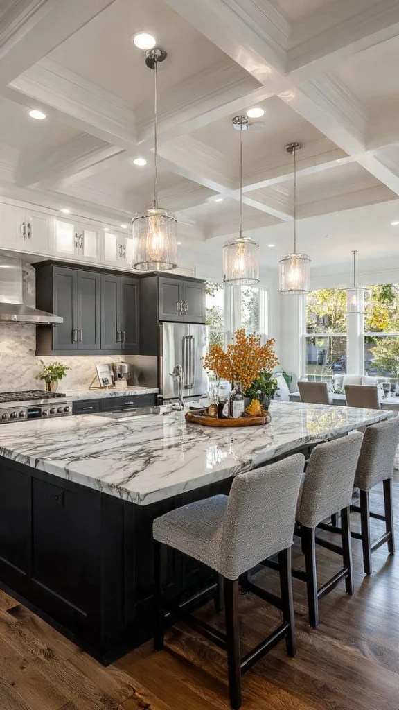 Top 10 Coffered Ceiling Ideas: Modern Designs for Living Room, Kitchen & Bedroom 6 Coffered Ceiling in Bedroom for Cozy Luxury