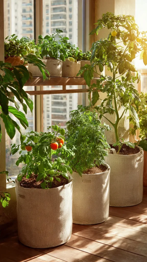 Top 19 Container Gardening Ideas: Transform Your Space with Style and Function 6 Fabric Grow Bags