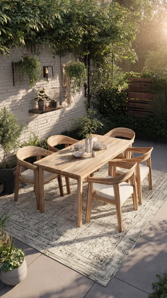 15 Outdoor Decor Backyard Ideas to Transform Your Space in 2026 6 Create a Dining Area Outdoors