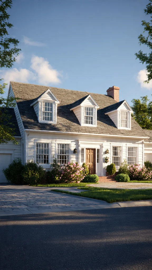 16 Cape Cod House Exterior: Timeless Designs, Colors & Curb Appeal Ideas 7 Dormer-Enhanced Cape Cod Exterior