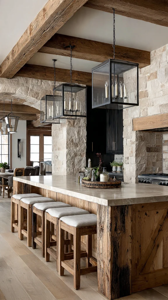 10 Rustic Kitchen Ideas: Warm, Cozy & Stylish Designs for Every Home 7 Open Shelving for Farmhouse Style Storage