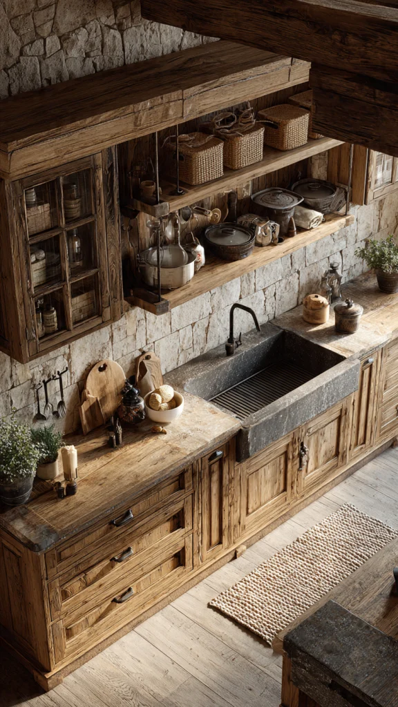 21+ Kitchen Cabinets Ideas: for Makeover, Colors, Organization & Color Combinations 8 7. Matte Black Bold Cabinets