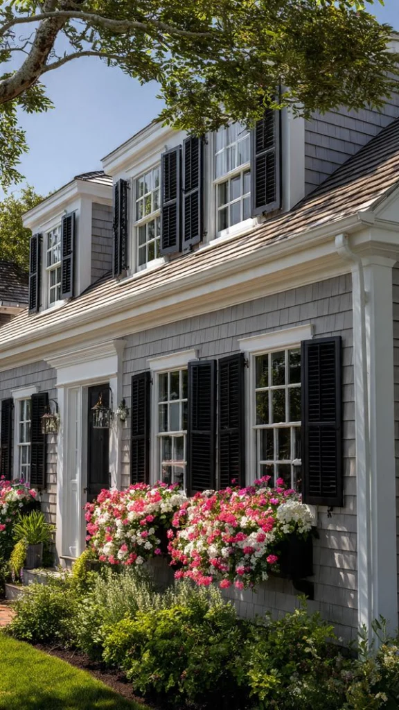 16 Cape Cod House Exterior: Timeless Designs, Colors & Curb Appeal Ideas 8 Charming Shutters for Character