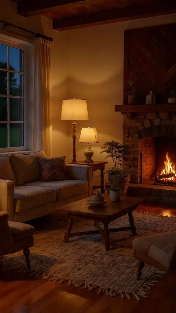 16 Farmhouse Living Room Ideas to Elevate Your Home (Expert Interior Designer Guide) 9 Farmhouse Lighting