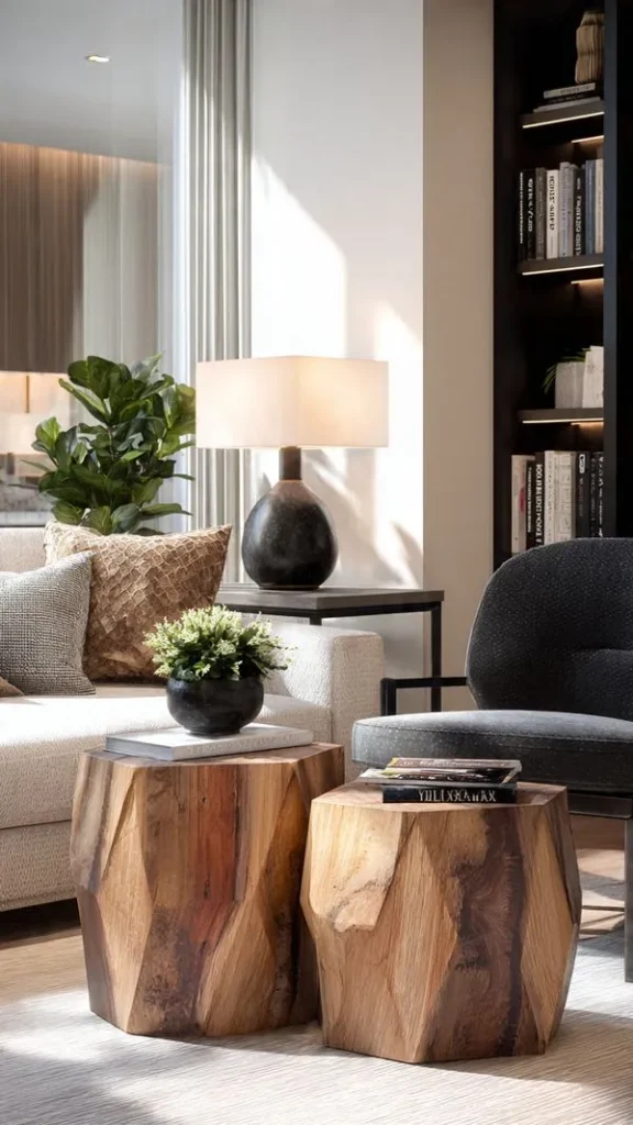 17 Living Room Furniture Ideas to Transform Your Space: Expert Interior Design Guide 8 Nested Side Tables for Versatility