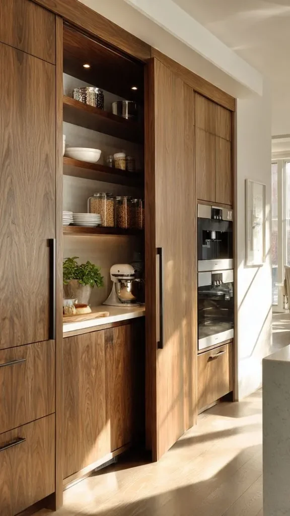 Top 18 Kitchen Remodel Ideas (Modern & Budget-Friendly) 9 Hidden Pantry Storage