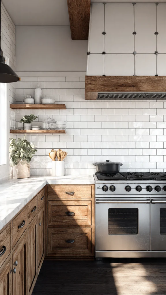15 Farmhouse Kitchen Ideas: Stunning Designs, Colors & Makeover Tips 9 Farmhouse Kitchen Backsplash Ideas