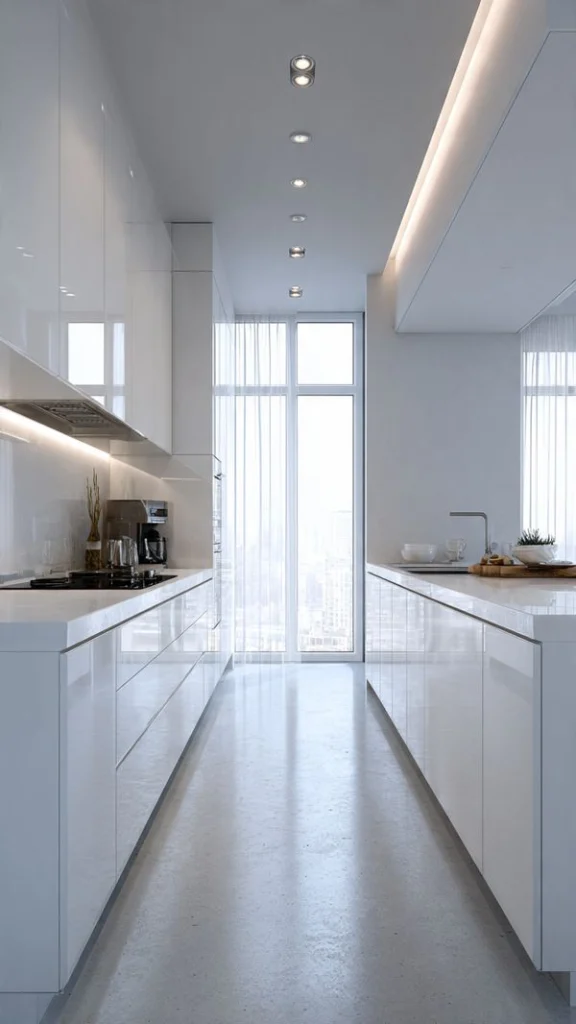 21+ Kitchen Cabinets Ideas: for Makeover, Colors, Organization & Color Combinations 10 9. Vertical Storage Cabinets for Small Kitchens