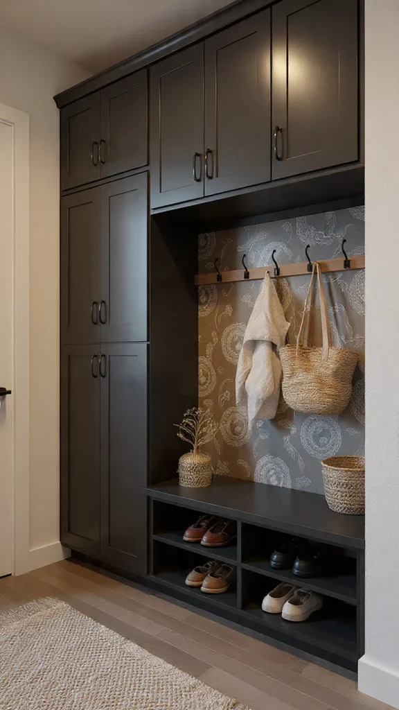 12 Mudroom Ideas Entryway: Stylish, Functional & Space-Saving Designs for Your Home 10 Vertical Storage for Small Mudrooms