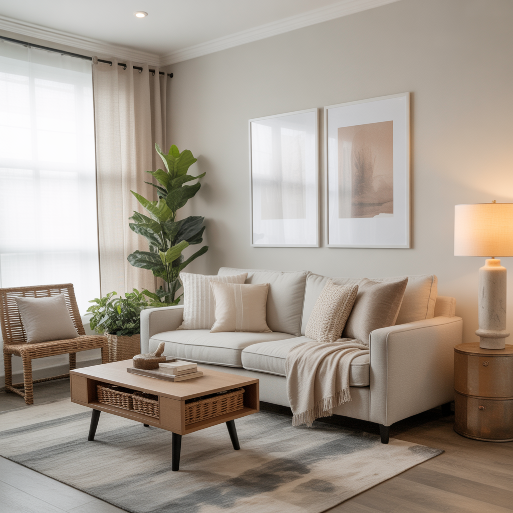 Welcome to Decorillo – Your Ultimate Source for Home Decor Ideas 2 Decorating ideas with neutral colors, layered textures, and cozy home accents