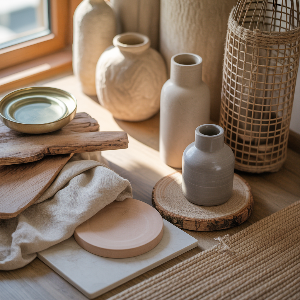 Earthy Cottage Home Decor: The Perfect Blend of Warmth, Comfort, and Natural Charm 3 Natural materials like wood, linen, and stone